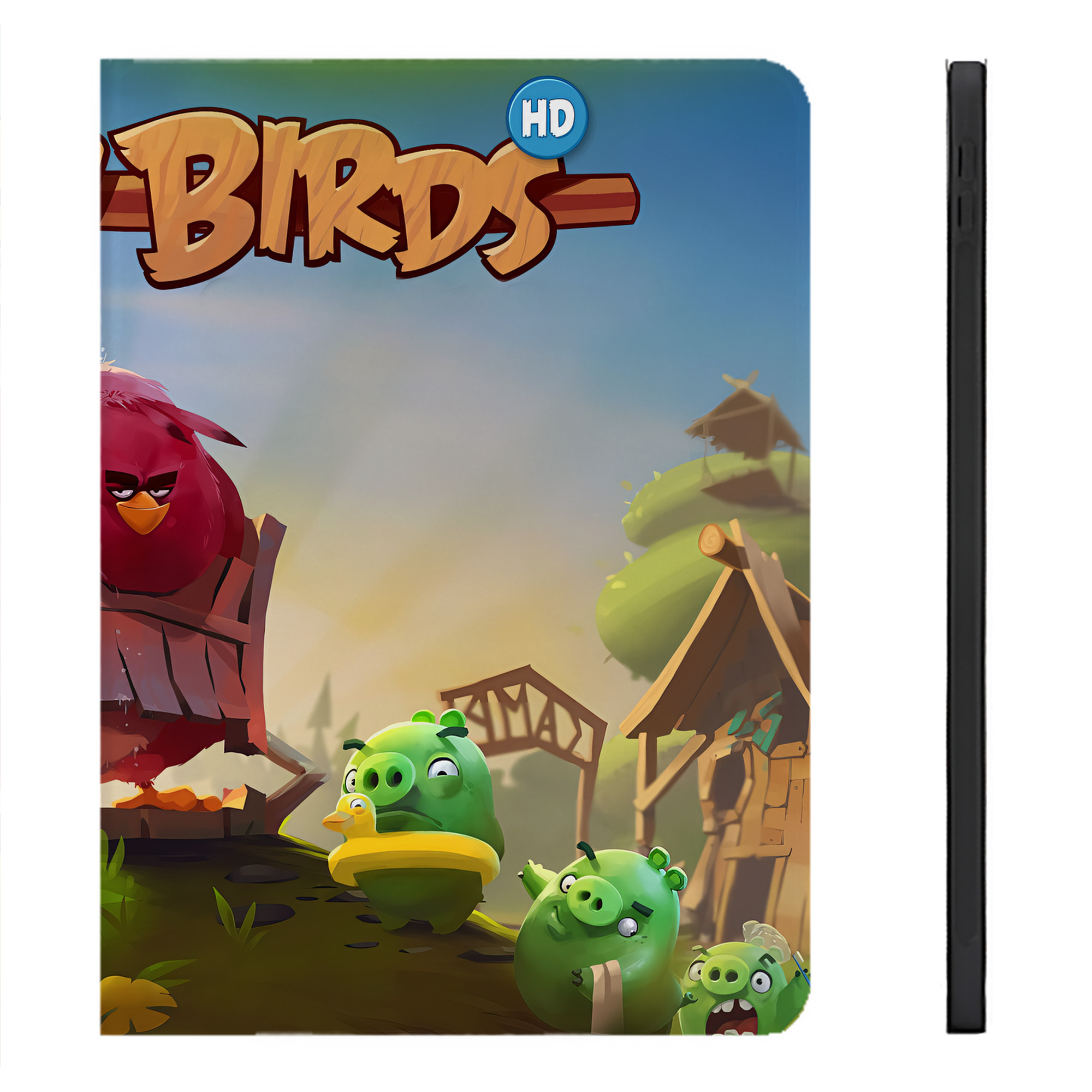 （画像用） Angry Birds アングリーバード IPadケース ペンホルダー付き ブックスタイルデザイン